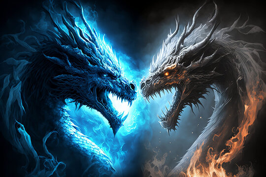 Blue 2024 dragon wallpaper