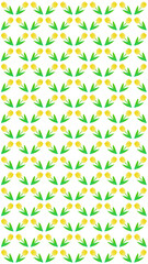 黄色のチューリップの背景素材　縦長　9:16