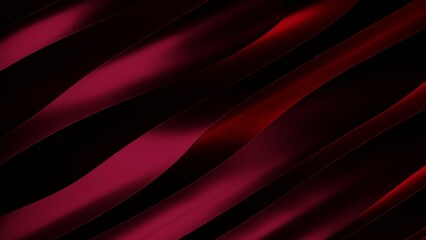 Metal, Pattern, Red Background, Wave, 3D Render Abstract Background Texture