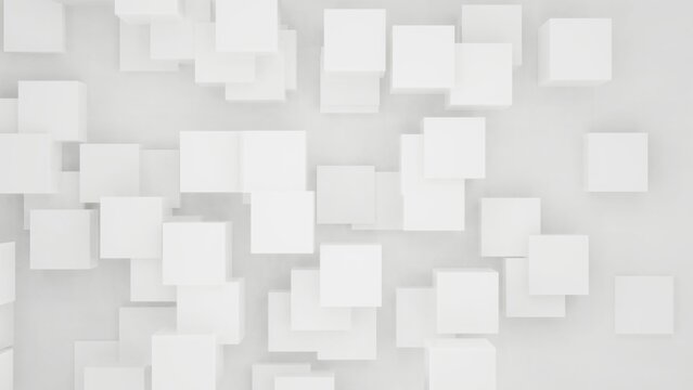 Cube, White Background, 3D Render Abstract Background Texture © Ben