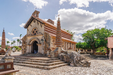 Dominican Republic. Church in Altos de Chavon.