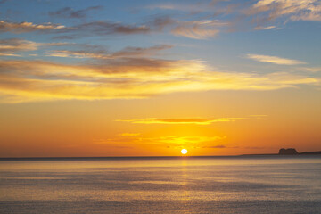Sea sunset