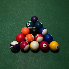 billiard balls