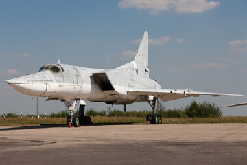Tu-22M Blinder heavy bomber of the Russian Air Force at Ryazan Engels Air Force Base - 568071673