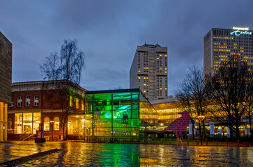 Rotterdam, The Netherlands, January 9, 2023: the Museum of Natural Historic and the Erasmus medical...