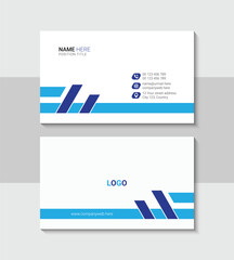 Professional and simple business card design template