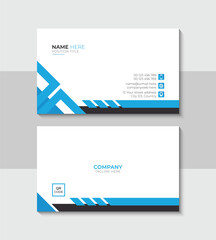 Professional and simple business card design template
