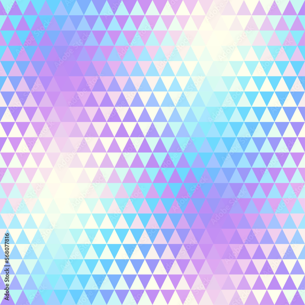 Leinwandbilder Geometric abstract pattern in low poly style. Seamless image