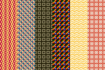 Trendy set wallpaper on backdrop. Simple background. Grunge background. 