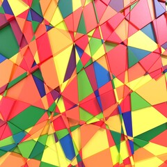 Mosaic Multicolor Background