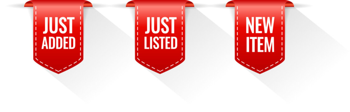 New item ribbons, new product just added