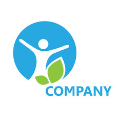 Creative Healthy People Concept Logo Design