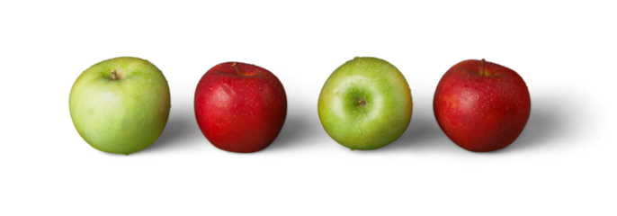 Red and Green Apples