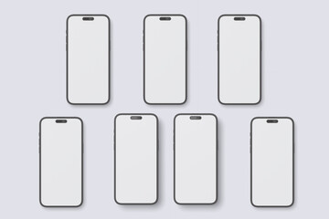 Smartphone Clay Blank Mockup