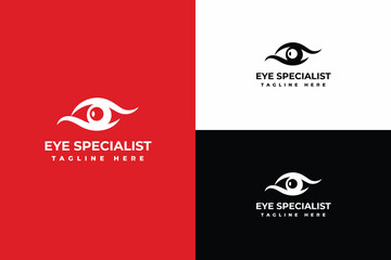 eye specialist logo template