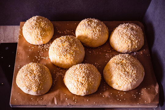 selbstgemachte Burgerbuns, Burgerbr&ouml;tchen