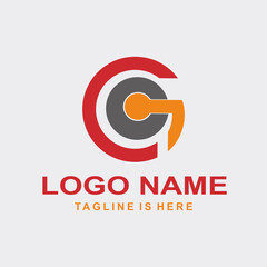 Go logo icon design template elements - vector sign