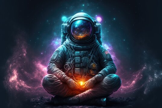 Astronaut Meditation Images – Browse 1,128 Stock Photos, Vectors, and Video  | Adobe Stock