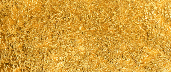 Gold vector texture for cover design, cards, flyers, poster, banner. Golden paint. Luxury backdrop for design. Empty blank for text. Hand-drawn yellow illustration backdrop. Metal surface.