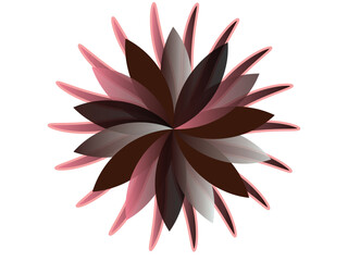 Fototapeta na wymiar Round gradient mandala on colorful. Unique circular illustration mandala design. Colorful illustration, Flower Mandalas. Vintage decorative elements. vector illustration.