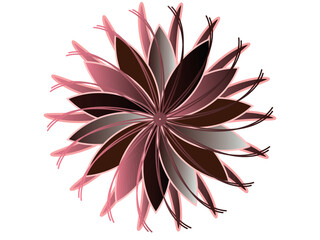 Round gradient mandala on colorful. Unique circular illustration mandala design. Colorful illustration, Flower Mandalas. Vintage decorative elements. vector illustration.