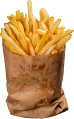 French Fries In Bag - Isolated
