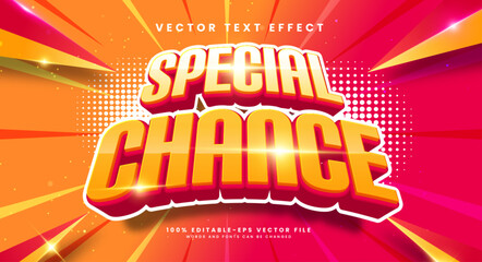 Special change 3d editable vector text style effect, with luxury concept.
