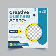 Corporate Business Agency Social Media Post Template