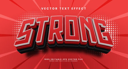 Organic matter 3d editable vector text style effect, suitable for natural organic themes - obrazy, fototapety, plakaty