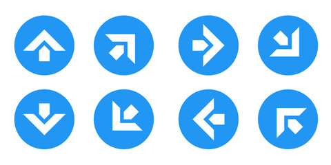 pointer icon set, arrow direction icon set
