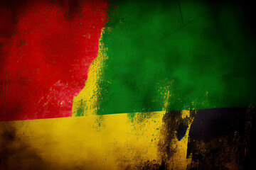 black history month, canvas grunge texture, red yellow green paint color, celebration background
