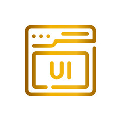 user interface gradient icon