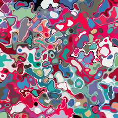 Seamless pattern with shapes 