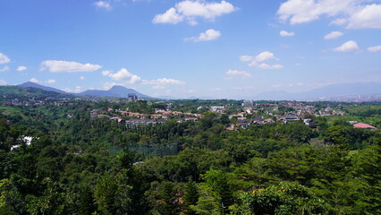 landscape with mountains
