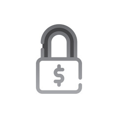 blocked two tone gradient icon