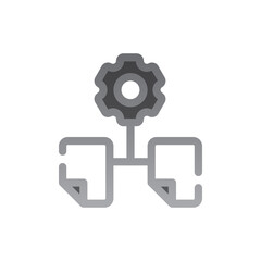 data two tone gradient icon