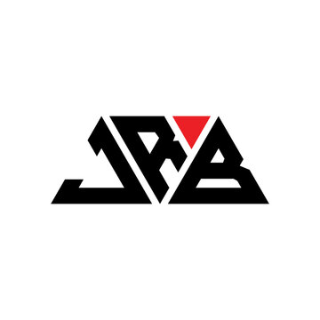 JRB triangle letter logo design with triangle shape. JRB triangle logo design monogram. JRB triangle vector logo template with red color. JRB triangular logo Simple, Elegant, and Luxurious Logo...