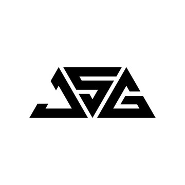 JSG triangle letter logo design with triangle shape. JSG triangle logo design monogram. JSG triangle vector logo template with red color. JSG triangular logo Simple, Elegant, and Luxurious Logo...