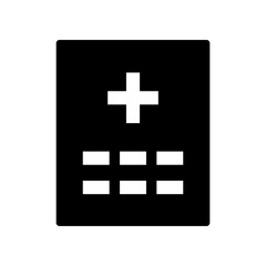 Hospital icon template PNG