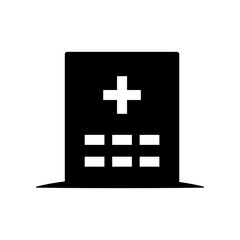 Hospital icon template PNG