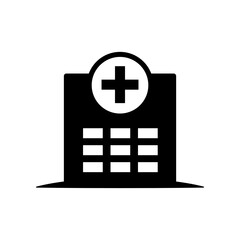 Obraz premium Hospital icon template PNG