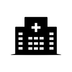 Obraz premium Hospital icon template PNG