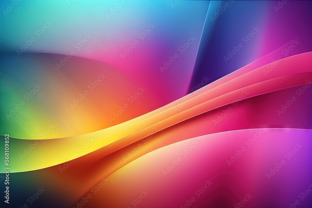 Poster a colorful abstract background with wavy lines