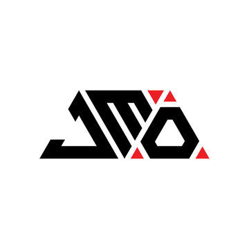 JMO triangle letter logo design with triangle shape. JMO triangle logo design monogram. JMO triangle vector logo template with red color. JMO triangular logo Simple, Elegant, and Luxurious Logo...