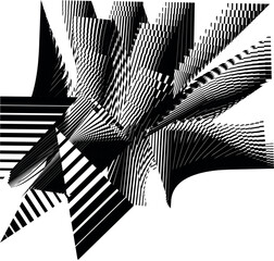 black and white abstract background