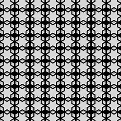 Modern dynamic pattern vector . Black and White star pattern vector illustration