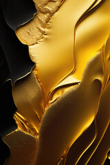 gold, paint, golden, liquid, background,