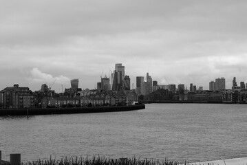 Black & White Architecture and Lifestyle in London - Canary Wharf - 