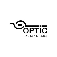 eye logo editable vector for optik or eyecare company or other business