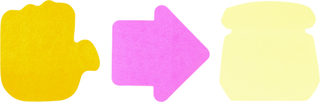 Close-up photo of colored signs isolated on white background - Powered by Adobe